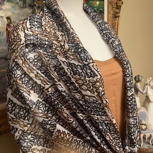 EYEGLASS PRINT INFINITY SCARF